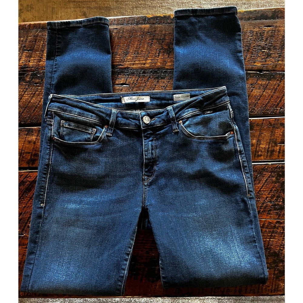 Mavi Emma Slim Boyfriend Denim Medium Wash Blue Jeans Size 30 X 32